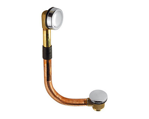 Заказать Слив-перелив Remer 96CC click-clack Хром в магазине сантехники Santeh-Crystal.ru