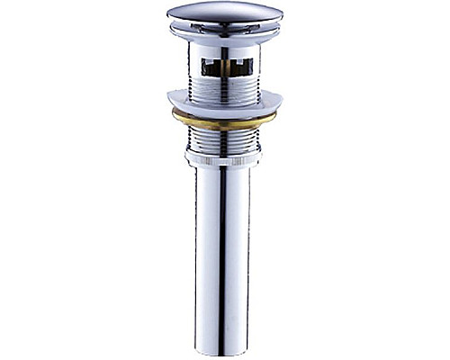 Купить Донный клапан SantiLine SL-105 Click-Clack с переливом Хром в магазине сантехники Santeh-Crystal.ru