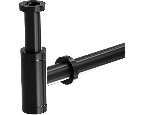 Заказать Сифон для раковины SantiLine SL-115 Черный матовый в магазине сантехники Santeh-Crystal.ru