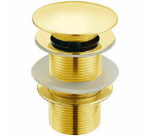 Донный клапан SantiLine SL-108 click-clack Золото