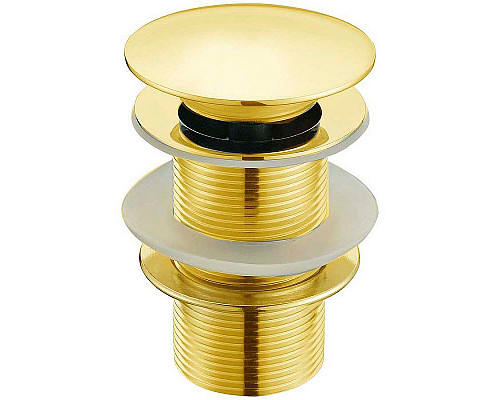 Приобрести Донный клапан SantiLine SL-108 click-clack Золото в магазине сантехники Santeh-Crystal.ru