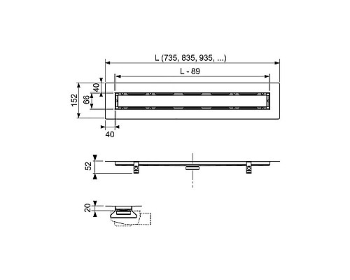 Santeh-Crystal.ru: Душевой лоток Tece Drainline 90 650900 с решеткой Хром Заказать Душевой лоток Tece Drainline 90 650900 с решеткой Хром в магазине сантехники Santeh-Crystal.ru