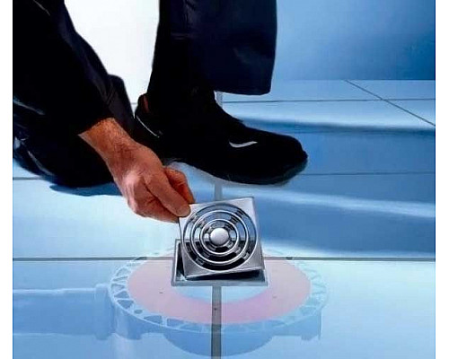 Заказать Сифон для душевого трапа Tece Drainpoint S DN50 3601400 низкий горизонтальный без декоративной решетки в магазине сантехники Santeh-Crystal.ru