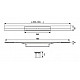 Заказать Душевой лоток Tece Drainprofile 90 670911 с решеткой PVD Polished Black Chrome в магазине сантехники Santeh-Crystal.ru
