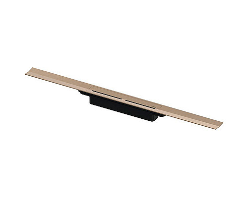 Приобрести Душевой лоток Tece Drainprofile 100 671003 с решеткой PVD Brushed Red Gold в магазине сантехники Santeh-Crystal.ru