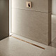 Приобрести Душевой лоток Tece Drainprofile 100 671003 с решеткой PVD Brushed Red Gold в магазине сантехники Santeh-Crystal.ru