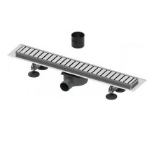 Душевой лоток Tece Linus 70 15100079 с решеткой straight Хром