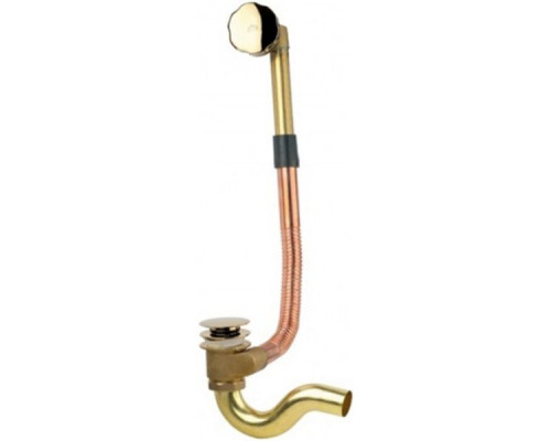 Купить Слив-перелив Timo 8004 click-clack Золото в магазине сантехники Santeh-Crystal.ru