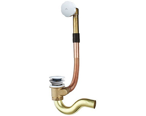 Купить Слив-перелив Timo 8004/16 click-clack Белый в магазине сантехники Santeh-Crystal.ru