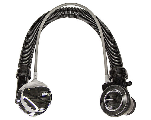 Купить Слив-перелив Timo SPV1505 полуавтомат Хром Черный в магазине сантехники Santeh-Crystal.ru