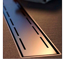 Душевой лоток Veconi Line 550 V550L с решеткой Хром глянцевый