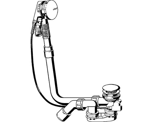 Заказать Слив-перелив Viega Multiplex Trio 616160 727741 полуавтомат с наливом Хром в магазине сантехники Santeh-Crystal.ru