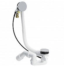Слив-перелив Viega Simplex Trio 6166.41 728007 полуавтомат с наливом Хром глянцевый