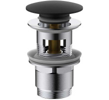 Донный клапан Vincea DPU-1B01MB click-clack Черный матовый