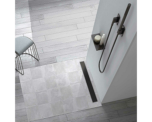 Приобрести Душевой лоток Vincea Optima 80 SAY.601.80.B.M.S.DUZ с Черной матовой решеткой в магазине сантехники Santeh-Crystal.ru