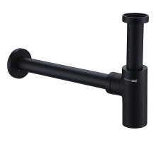 Сифон для раковины WasserKRAFT A094 Черный матовый