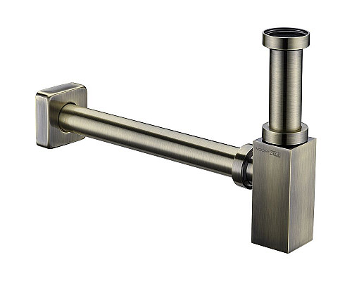 Купить Сифон для раковины WasserKRAFT A096 Светлая бронза в магазине сантехники Santeh-Crystal.ru