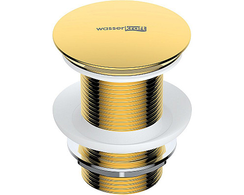 Заказать Донный клапан WasserKRAFT A248 Click-Clack Золото в магазине сантехники Santeh-Crystal.ru