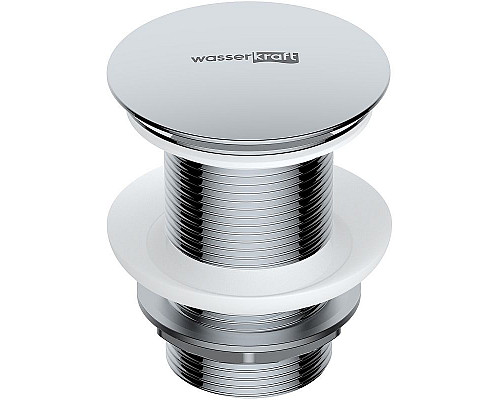 Приобрести Донный клапан WasserKRAFT A244 Click-Clack Хром в магазине сантехники Santeh-Crystal.ru