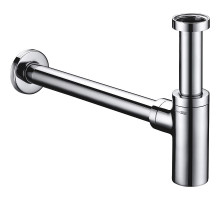 Сифон для раковины WasserKRAFT A070 Хром