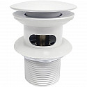Донный клапан WasserKRAFT Mindel A153 click-clack Белый матовый Донный клапан WasserKRAFT Mindel A153 click-clack Белый матовый
