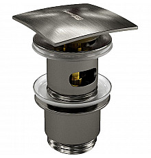 Донный клапан WasserKRAFT Wiese A167 click-clack Оружейная сталь