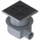 Душевой трап Boheme Smart Design 984-10-B с Черной решеткой