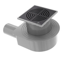 Душевой трап Boheme Smart Design 984-15-B с Черной решеткой