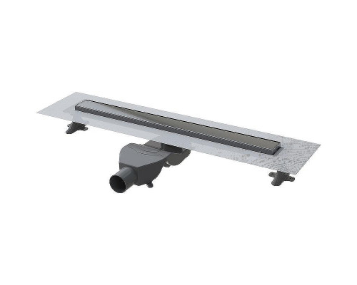 Душевой лоток Boheme Premium Linear 60 982-60-GM с решеткой Оружейная сталь