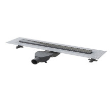 Душевой лоток Boheme Premium Linear 80 982-80-GM с решеткой Оружейная сталь