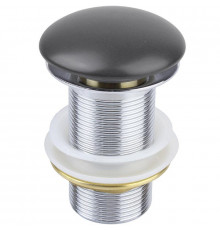 Донный клапан Bronze de Luxe 1003G click-clack Серый
