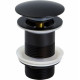 Донный клапан Bronze de Luxe Сканди 21971/1B click-clack Черный матовый