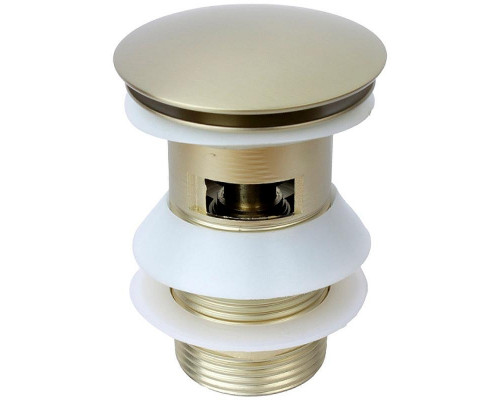 Донный клапан Bronze de Luxe 008/1CG click-clack Золото матовое