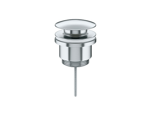 Донный клапан Ceramicanova 70003CH click-clack цвет Хром глянцевый