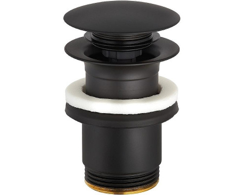 Донный клапан Kludi 1042639-00 click-clack Черный матовый