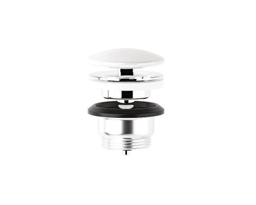 Донный клапан Kludi Rotexa 1047143-00 click-clack цвет Белый