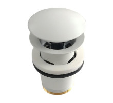 Донный клапан Kludi A-Qa 1042653-00 click-clack цвет Белый матовый