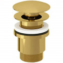 Донный клапан Kludi 10426N0-00 click-clack Золото брашированное