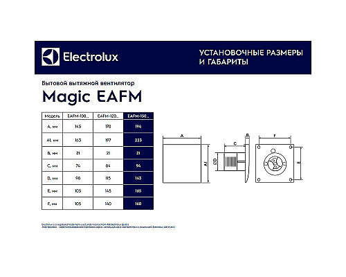 Santeh-Crystal.ru: Вытяжной вентилятор Electrolux Magic EAFM-150TH НС-1136080 с таймером и гигростатом Белый Купить Вытяжной вентилятор Electrolux Magic EAFM-150TH НС-1136080 с таймером и гигростатом Белый в магазине сантехники Santeh-Crystal.ru
