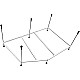Купить Каркас для ванны AM.PM Like 170x110 R W80A-170R110W-R Серый в магазине сантехники Santeh-Crystal.ru
