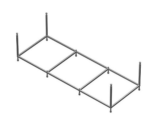 Приобрести Каркас для ванны AM.PM Sensation 170x75 W30A-170-075W-R Серый в магазине сантехники Santeh-Crystal.ru