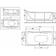 Приобрести Каркас для ванны AM.PM Sensation 170x75 W30A-170-075W-R Серый в магазине сантехники Santeh-Crystal.ru