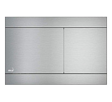 Клавиша смыва Alcaplast Flat Alunox FUN Матовый металл