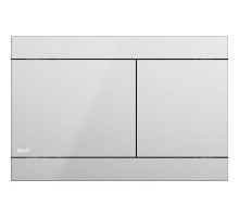 Клавиша смыва Alcaplast Flat Inox FUN-INOX Хром