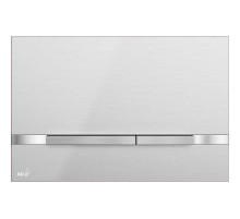 Клавиша смыва Alcaplast Flat Inox STRIPE-INOX Хром