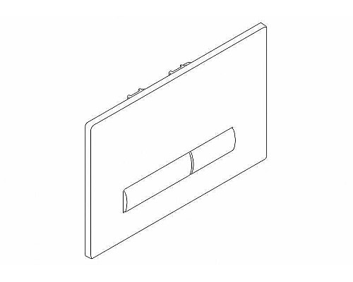 Купить Клавиша смыва BelBagno Genova BB018-GV-BIANCO Белая в магазине сантехники Santeh-Crystal.ru