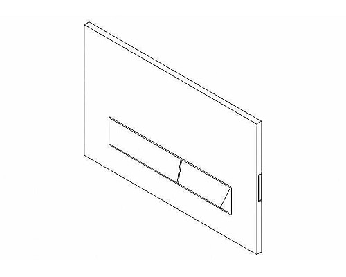 Купить Клавиша смыва BelBagno Marmi BB011-MR-CHROME.M Хром матовый в магазине сантехники Santeh-Crystal.ru