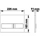 Купить Клавиша смыва Berges Novum L5 040015 Черная в магазине сантехники Santeh-Crystal.ru