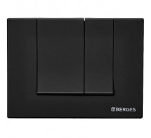 Клавиша смыва Berges Novum S5 040045 Черная