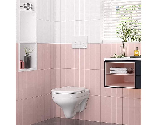 Заказать Клавиша смыва Berges Novum D4 040034 Soft Touch Белая в магазине сантехники Santeh-Crystal.ru